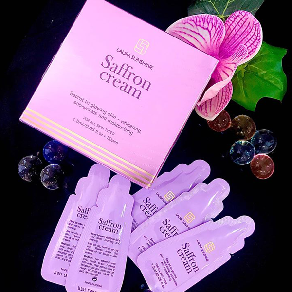 5 gói kem dưỡng đêm nhụy hoa nghệ tây Travel (Mini) 5x1.5ml Laura Sunshine Nhật Kim Anh