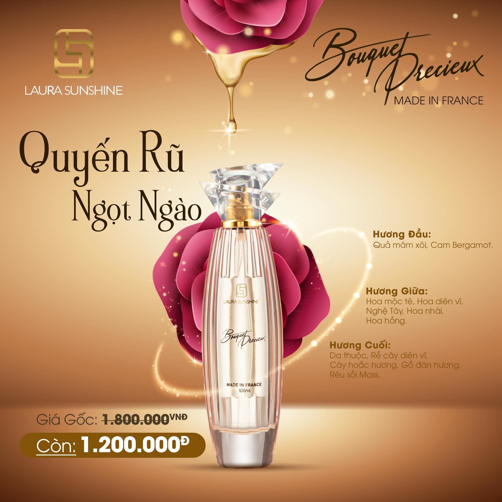  Nước hoa Nữ Bouqet Precieux Laura Paris Nhật Kim Anh No1 100ml 