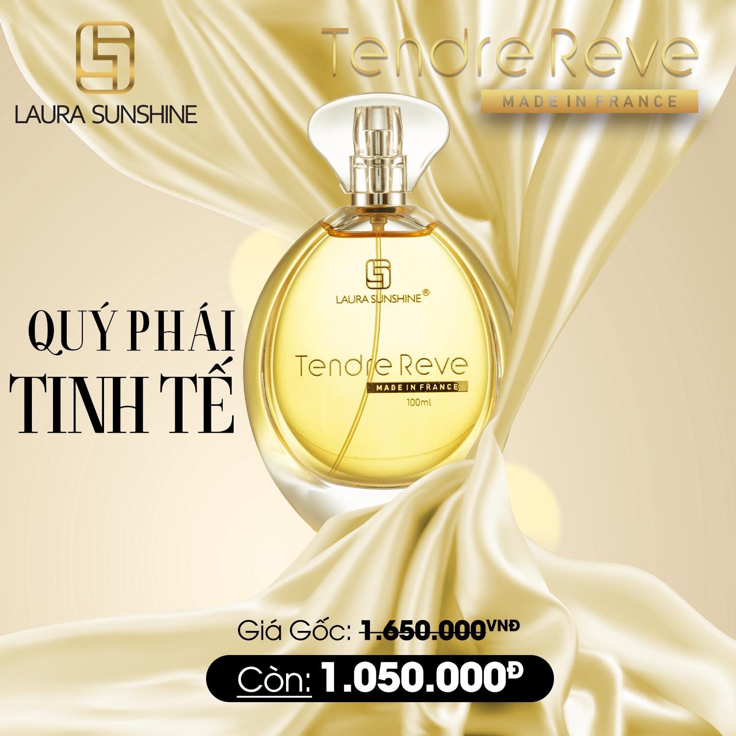 Chai chiết 10ml Nước hoa Nữ Tendre Reve Laura Paris Nhật Kim Anh No3