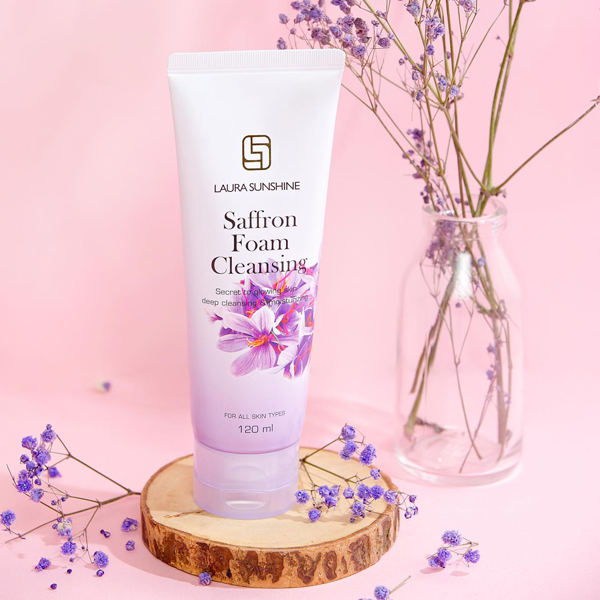 Saffron Foam Cleansing Sữa rửa mặt chiết xuất nhụy hoa nghệ tây