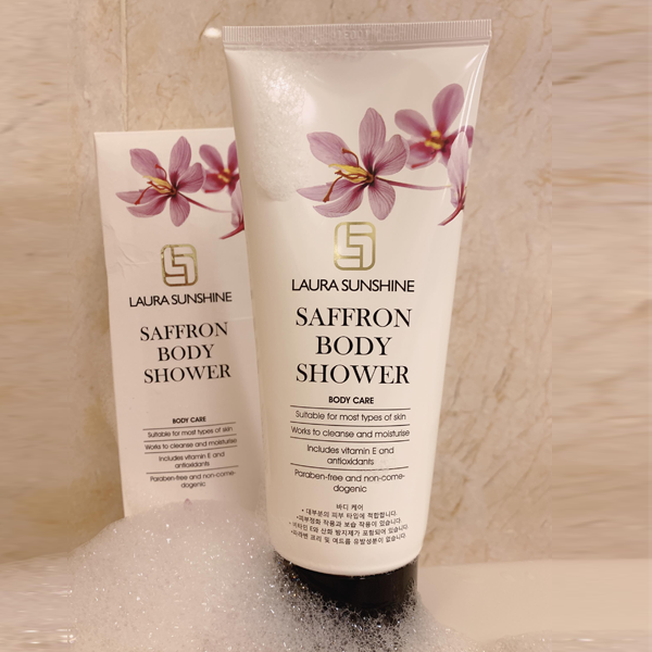 Sữa tắm Nhụy hoa Nghệ tây - Saffron Body Shower Laura Sunshine Nhật Kim Anh