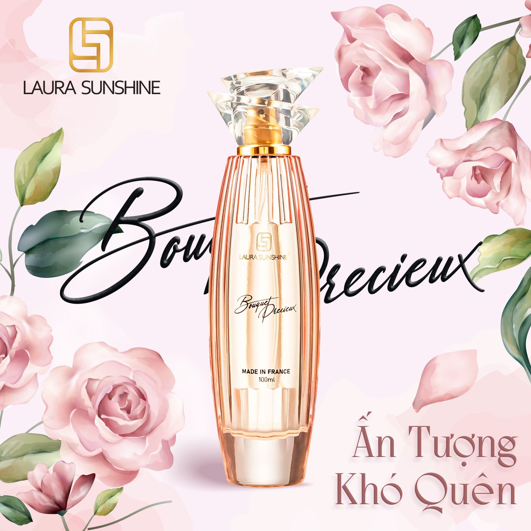 Chai Chiết 10ml Nước hoa Nữ Bouqet Precieux Laura Paris Nhật Kim Anh No1