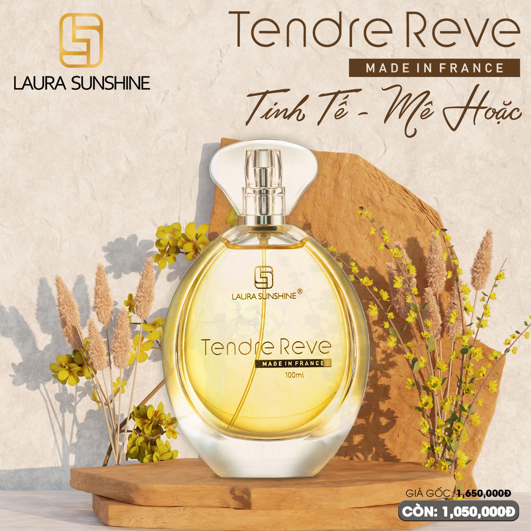 Chai chiết 20ml Nước hoa Nữ Tendre Reve Laura Paris Nhật Kim Anh No3