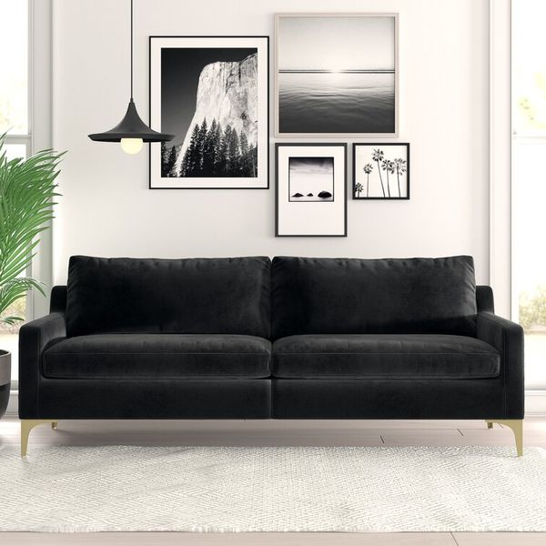 Sofa Băng BEYOURs (2 Seat) Vesta Sofa Black