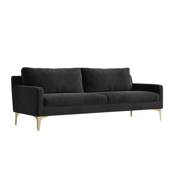 Sofa Băng BEYOURs (2 Seat) Vesta Sofa Black