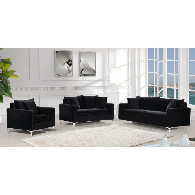 Sofa Băng BEYOURs (2 Seat) Pansy Sofa Black