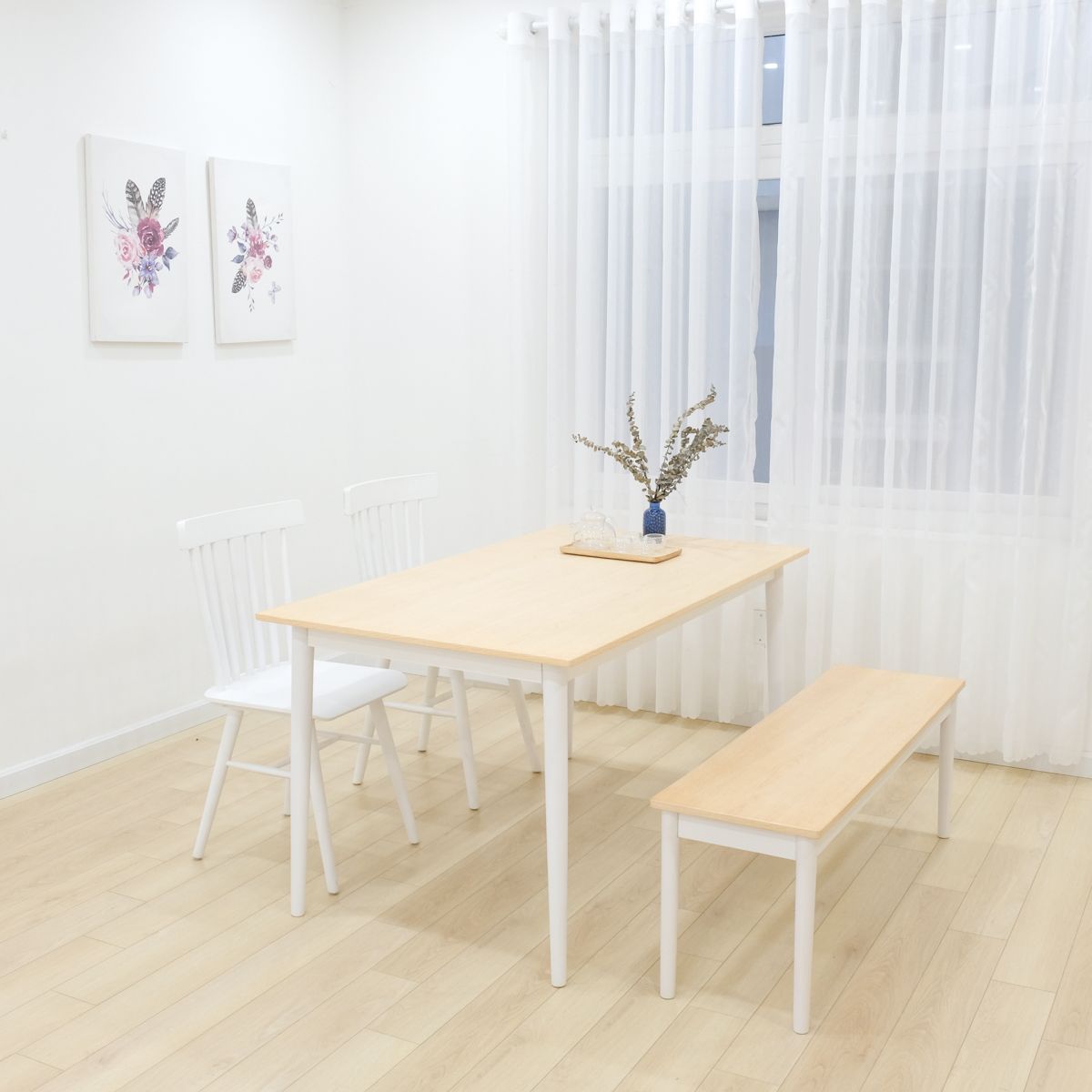 Bàn Ăn BEYOURs Nari Dinner Table - 1M4 - White Natural