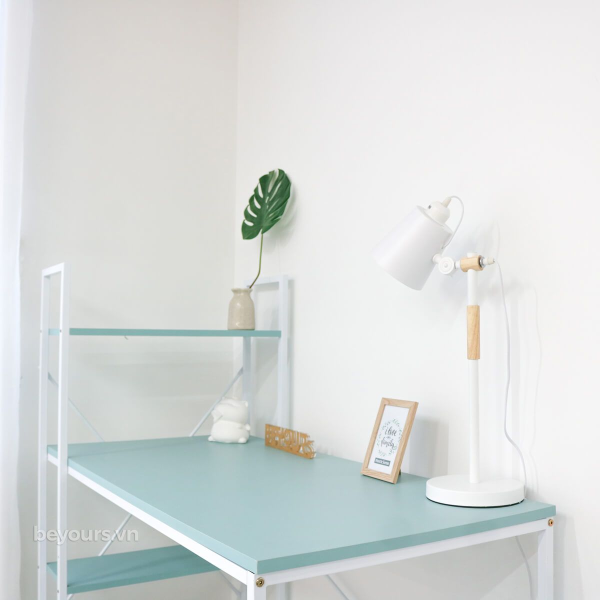 Bàn Làm Việc BEYOURs Neuly Table Turquoise White