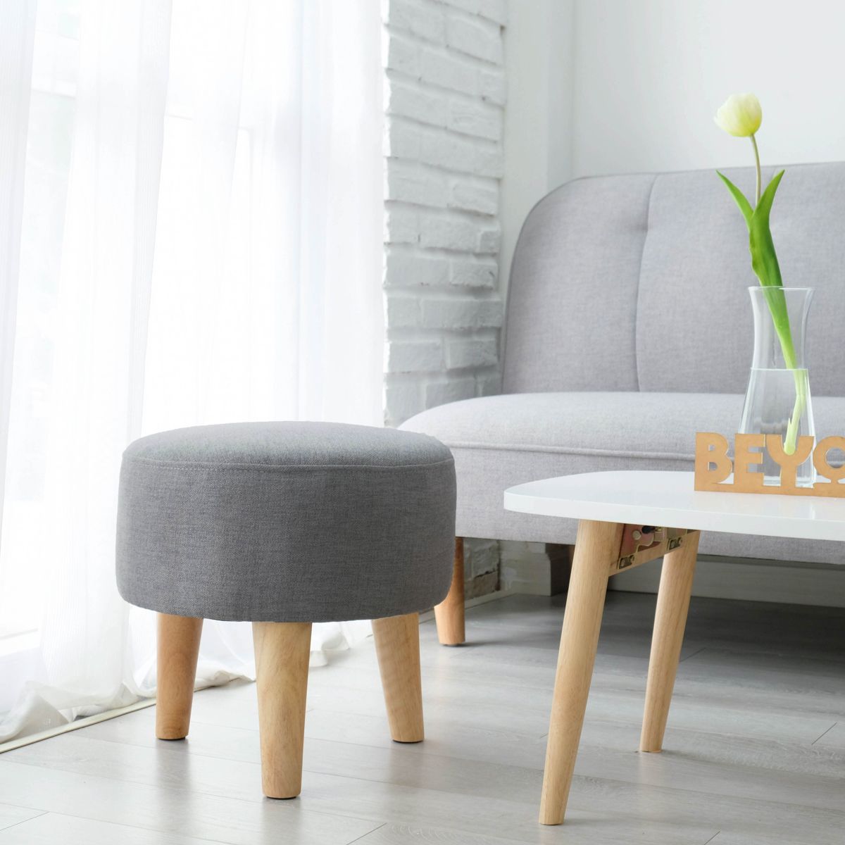 GHẾ ĐÔN BUMBEE SOFA XÁM