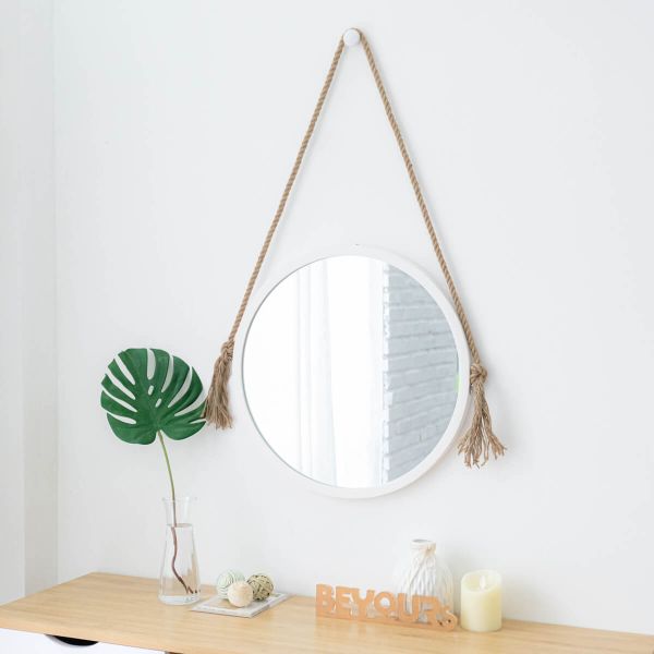 Gương Treo Tường BEYOURs Mia Circle Mirror D50 White