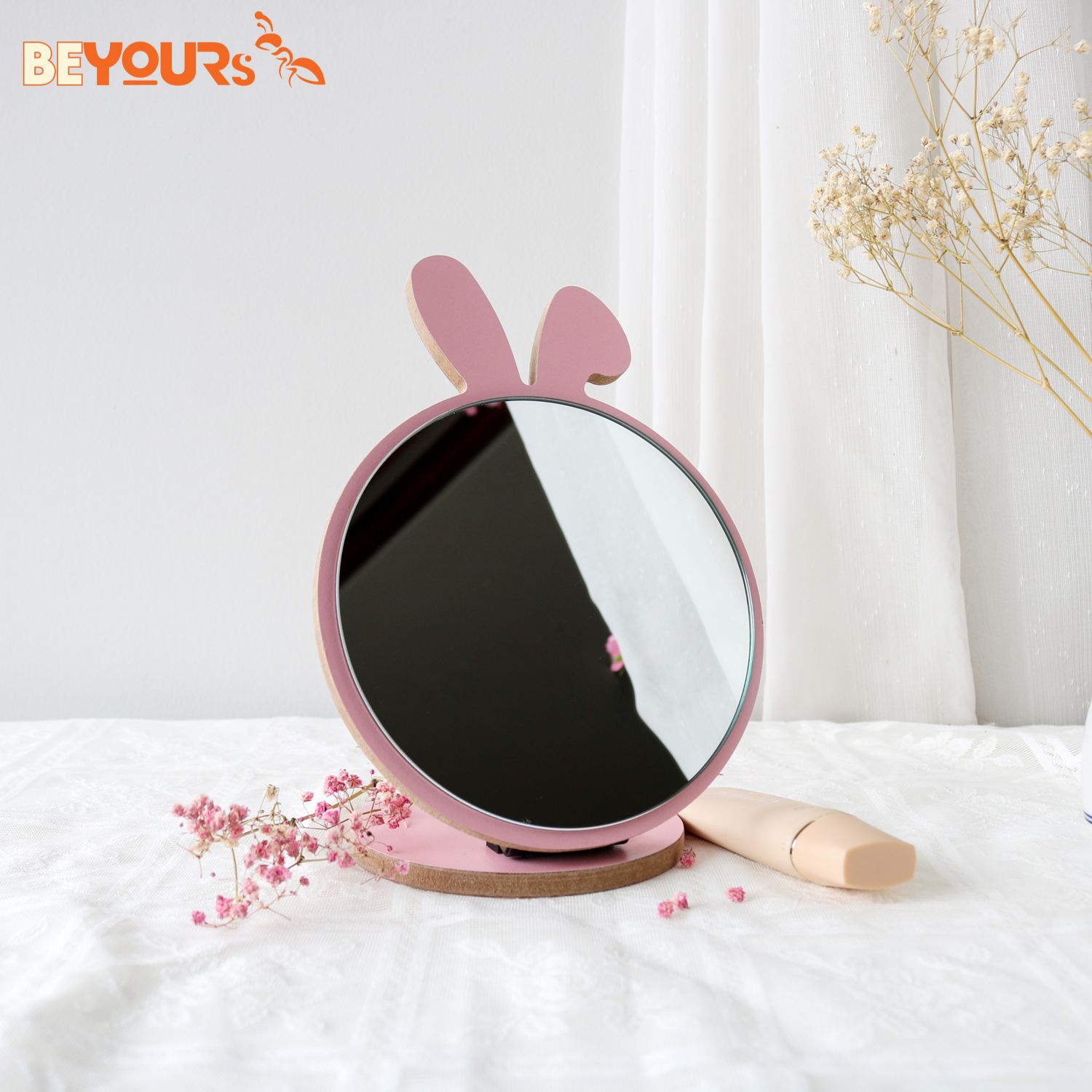 Gương trang điểm thỏ BEYOURs MAKEUP MIRROR ART