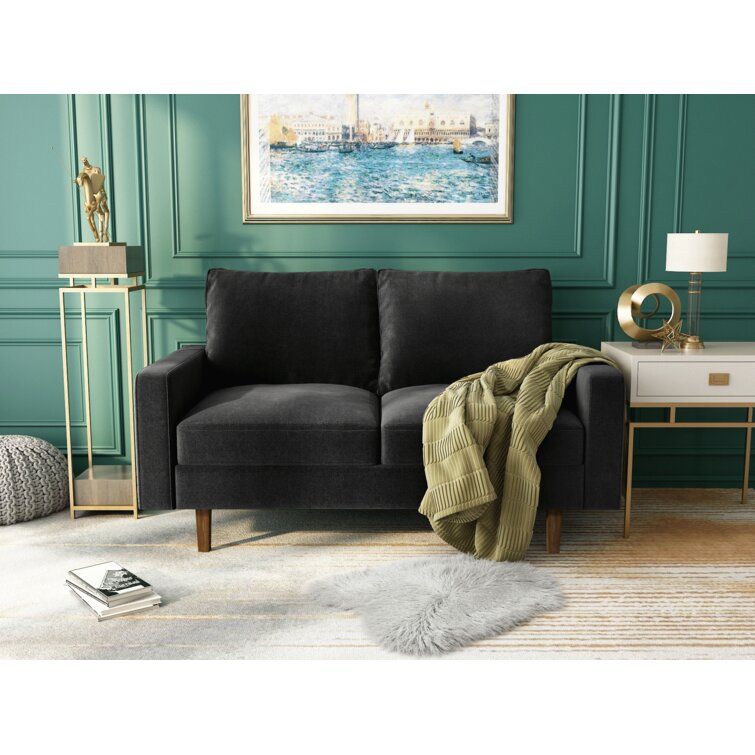 Sofa Băng BEYOURs (2 Seat) Dione Sofa Black