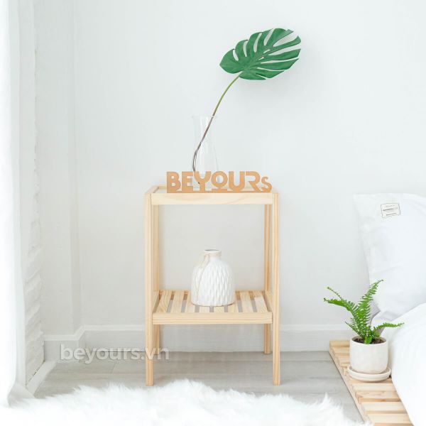 Tab Đầu Giường BEYOURs Glass Shelf Natural