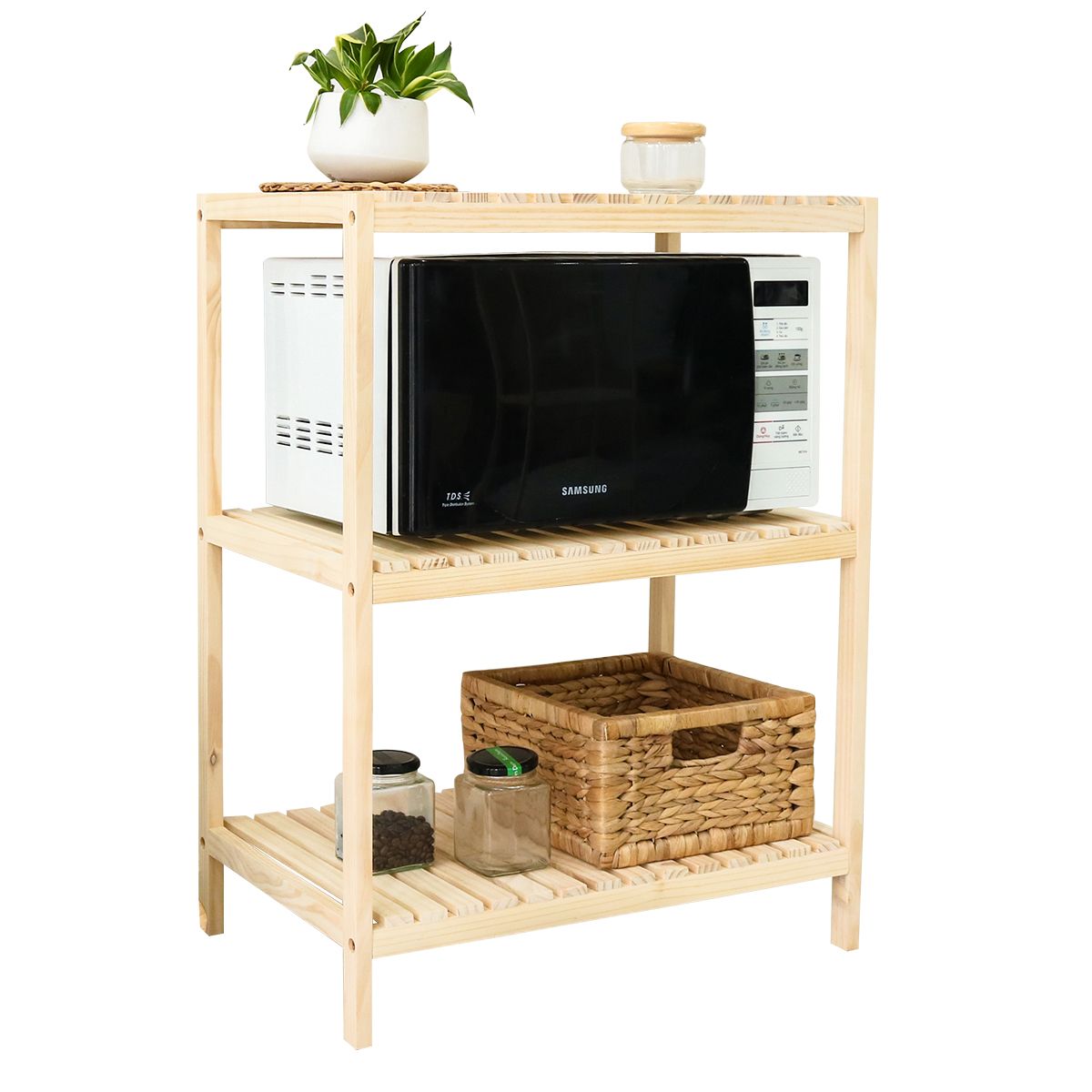 Kệ Lò Vi Sóng BEYOURs MULTIPURPOSE RACK 3-TIER Natural