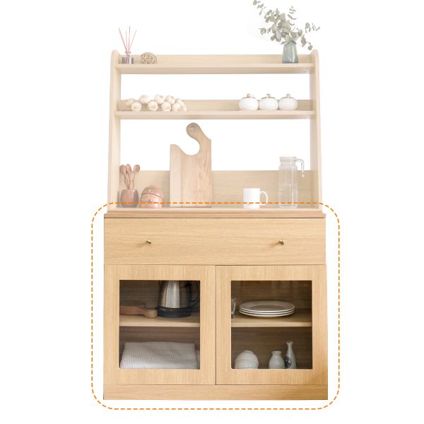 Tủ Bếp BEYOURs Mody Kitchen Storage 02 Natural