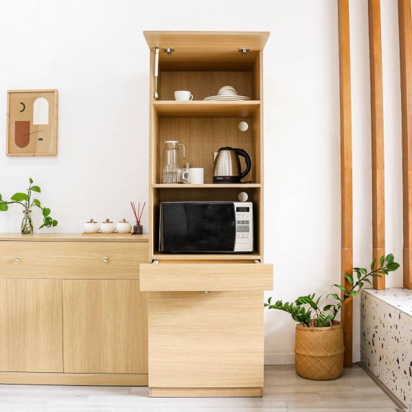 Tủ Bếp Đứng BEYOURs Mody Kitchen Storage Range Stand 01 Natural