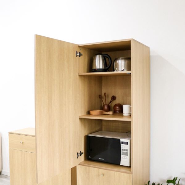 Tủ Bếp Đứng BEYOURs Mody Kitchen Storage Range Stand 02 Natural