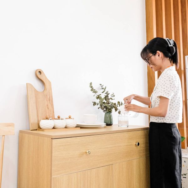 Tủ Bếp BEYOURs Mody Kitchen Storage 01 Natural