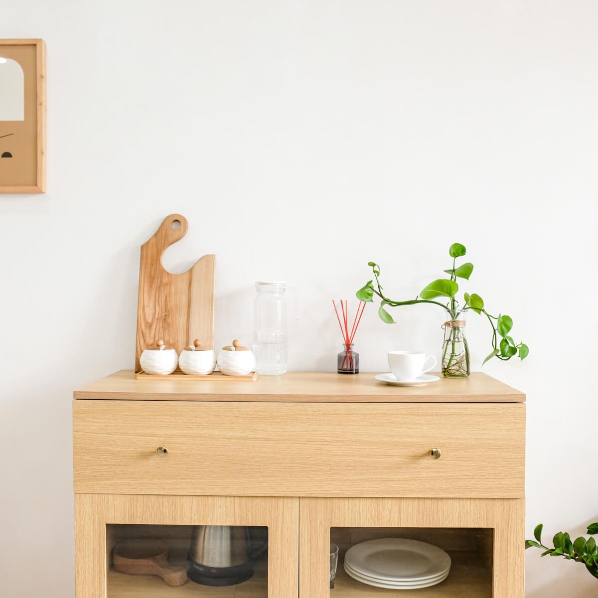 Tủ Bếp BEYOURs Mody Kitchen Storage 02 Natural