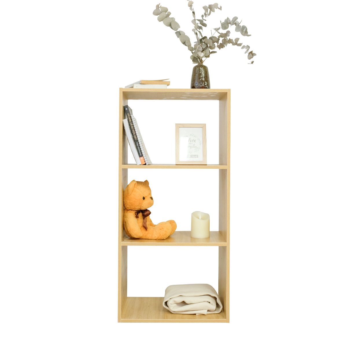 Kệ Sách BEYOURs Bey Cabinet 3F Natural (Không Hậu)