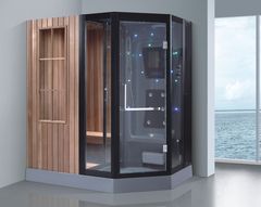 Phòng xông hơi kết hợp : xông khô sauna- tắm- xông ướt D8865A