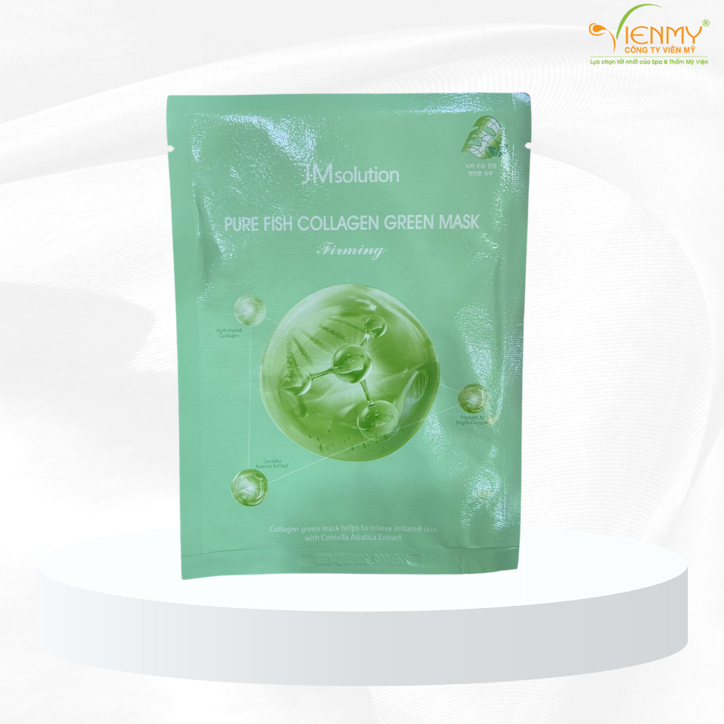 Mặt Nạ Pure Fish Collagen HQ (Green Mask)