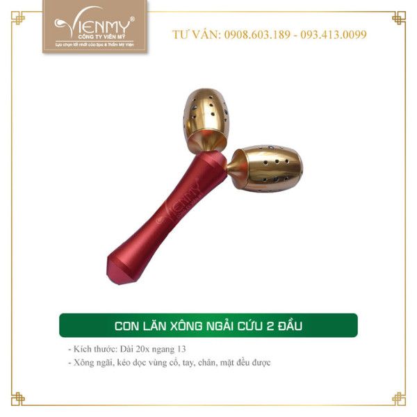 Con lăn xông ngải cứu 2 đầu XNC 408