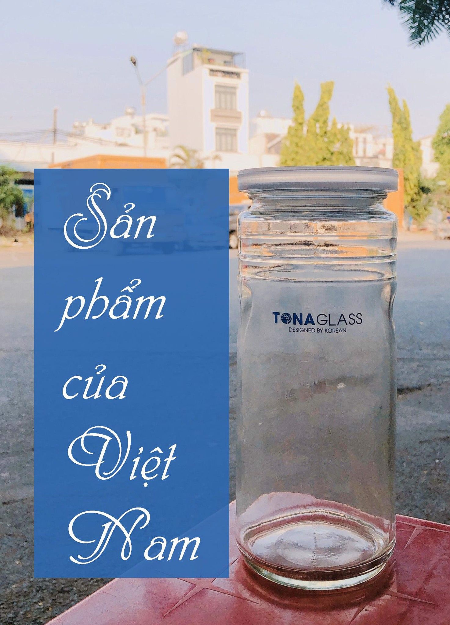 Hũ thủy tinh Tonaglass 1250ml, nắp cao cấp có gioăng silicone