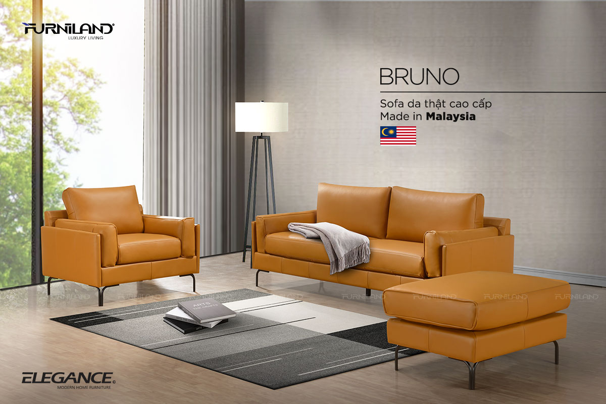 Bruno - Sofa băng -Ghế Sofa Malaysia - Sofa nhập khẩu