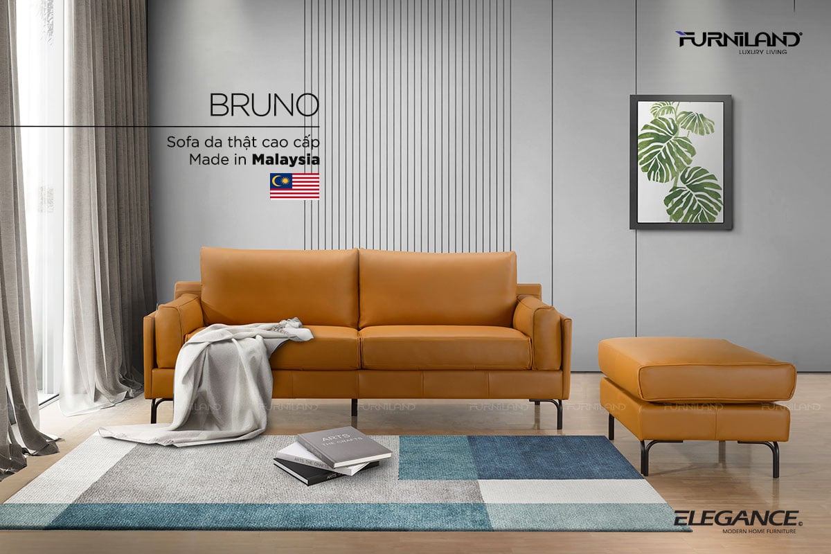 Bruno - Sofa băng -Ghế Sofa Malaysia - Sofa nhập khẩu