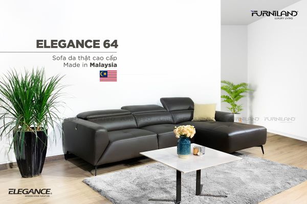 Elegance 64 - Sofa da - Sofa nhập khẩu - Sofa Malaysia - Sofa Giá Rẻ