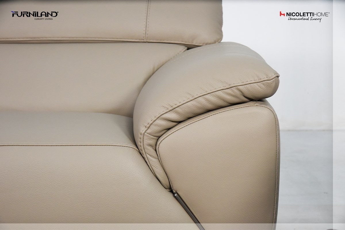 Ghế Sofa phòng khách Tesla băng 4 - Sofa nhập khẩu Italia - Da thật 100%