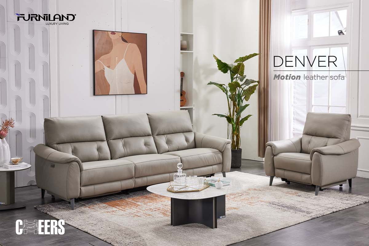 ghế sofa nhập khẩu Denver thông minh - sofa da thật