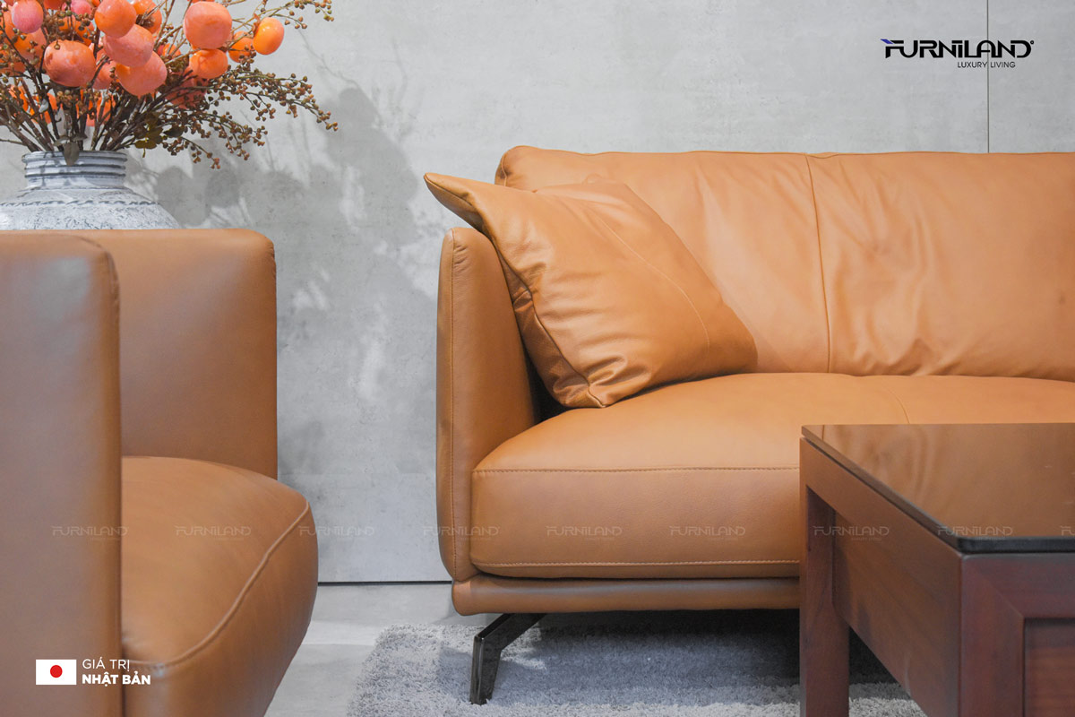 Ghế Sofa da cao cấp VE2106 - Sofa Nhật Bản - Sofa băng