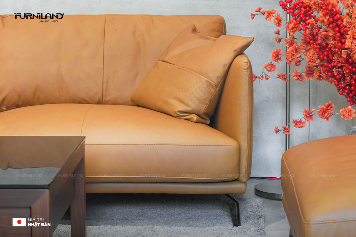 Ghế Sofa da cao cấp VE2106 - Sofa Nhật Bản - Sofa băng