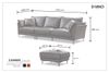 Sofa da cao cấp Cannes Băng 4 - Sofa nhập khẩu Italia