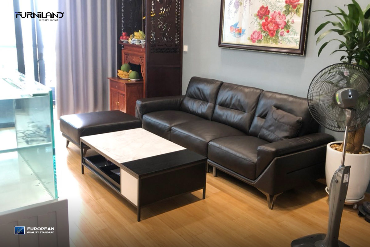 Sofa da cao cấp Napoli Băng - Sofa nhập khẩu Italia