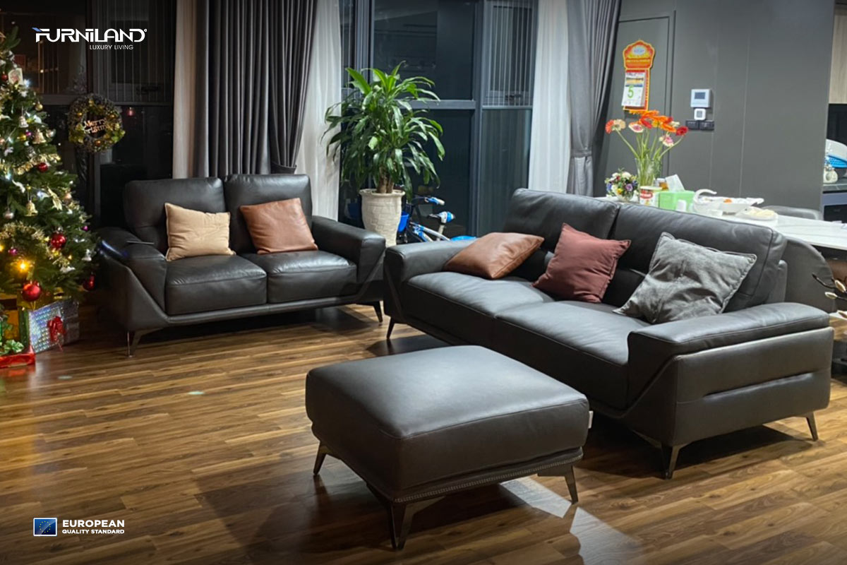 Sofa da cao cấp Napoli Băng - Sofa nhập khẩu Italia