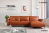 Sofa da cao cấp Verona góc - Sofa nhập khẩu Italia