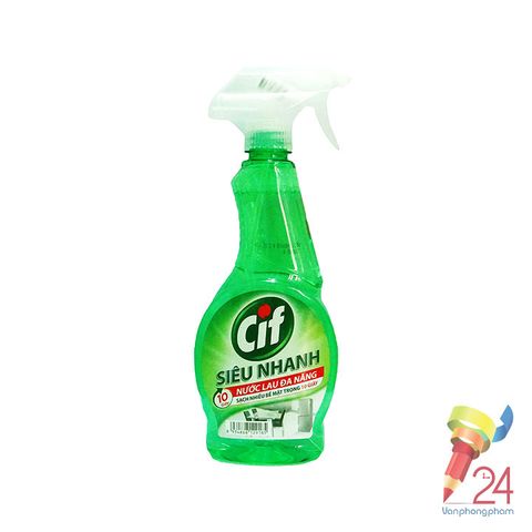 Nước lau đa năng Cif (dạng chai xịt 520ml)