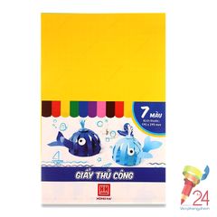 Giấy thủ công Hồng Hà 7 màu (3485)