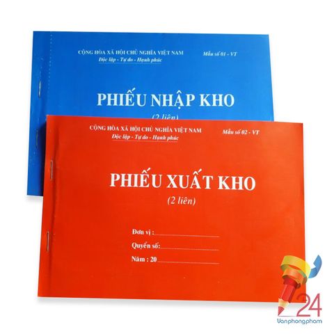 Phiếu xuất - nhập kho 2 liên