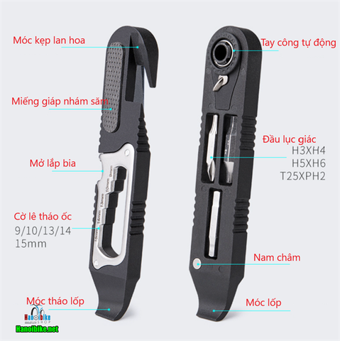 Bộ Tool móc lốp đa năng CXWXC 15 trong 1