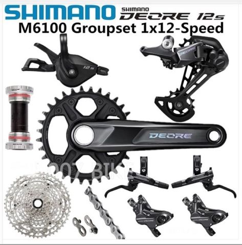 Bộ group Shimano Deogre M6100 phanh dầu