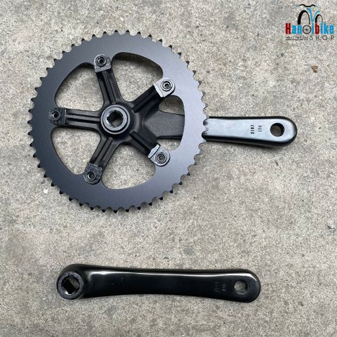 Đùi đĩa xe đạp Fixed Gear Intro 7 1 tầng cốt vuông BCD130