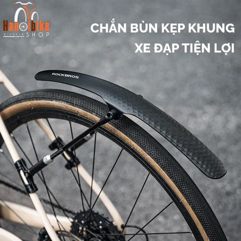 Chắn bùn tiện lợi kẹp khung West Biking sử dụng cho xe đạp Road, Touring, Fixed Gear