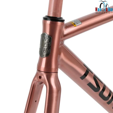 Khung Fixed Gear Tsunami SNM100 sơn màu gold rose