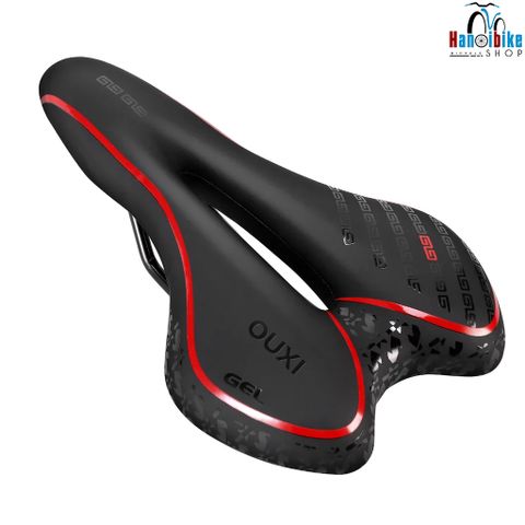Yên xe đạp siêu êm OUXI có rãnh giữa cho xe đạp MTB, Fixed Gear