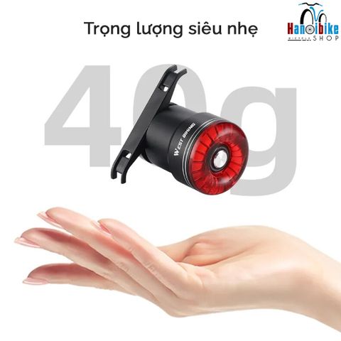 Đèn hậu gắn cốt yên West Biking 0701395R0A siêu sáng