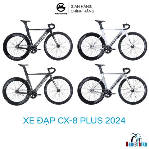 Xe đạp Fixed Gear Magicbros CX8 plus 2024 bánh trước 4cm